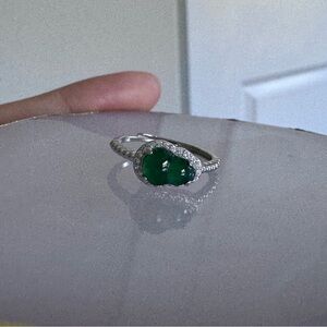 Jade Silver Ring